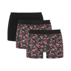 Cellbes Figi 3 Pack w kwiaty czarny female ze wzorem/czarny 34/36. Czarne majtki damskie Cellbes, s, z bawełny. Za 105,00 zł.