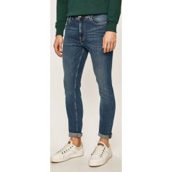 Produkt by Jack & Jones - Jeansy. Niebieskie jeansy męskie PRODUKT by Jack & Jones, z aplikacjami. W wyprzedaży za 99,90 zł.