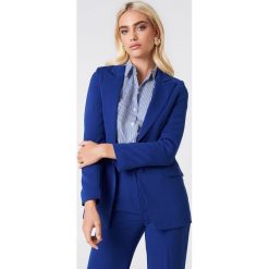 Marynarki i żakiety damskie: Trendyol Marynarka z kieszeniami – Blue