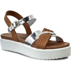 Sandały damskie: Sandały INUOVO – 6211 Silver/Coconut
