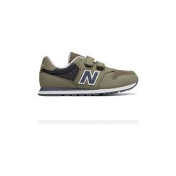 Buty Dziecko New Balance 500. Zielone trampki dziewczęce New Balance, bez wzorów, bez zapięcia. Za 207,10 zł.