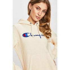 Champion - Bluza. Różowe bluzy damskie Champion, s, z nadrukiem, z dzianiny, bez rękawów, z kapturem. W wyprzedaży za 299,90 zł.