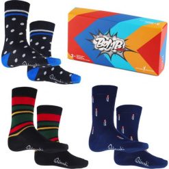 BOMB Socks Orlovski 3pak Mix3. Skarpetki męskie Edward Orlovski, bez wzorów, z elastanu. Za 29,00 zł.