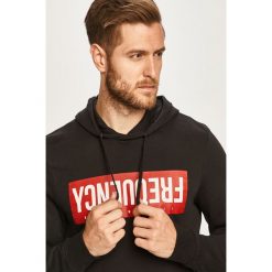 Only & Sons - Bluza. Niebieskie bluzy męskie xxl, z nadrukiem, z bawełny, z kapturem. W wyprzedaży za 59,90 zł.