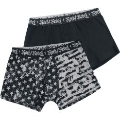 Rock Rebel by EMP Devil's Plaything Bokserki czarny. Czarne bokserki męskie marki Black Premium by EMP. Za 62,90 zł.