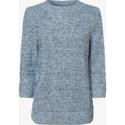 Apriori - Sweter damski z dodatkiem lnu, niebieski. Niebieskie swetry damskie Apriori, s, bez wzorów, z dzianiny, eleganckie, bez rękawów, bez kaptura. Za 249,95 zł.