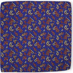 Stylowa, Elegancka Poszetka, Wzór Paisley - 30x30 cm - Alties, Wielokolorowa POSZALTS0173. Niebieskie poszetki męskie Alties, bez wzorów, z materiału, eleganckie. Za 27,00 zł.