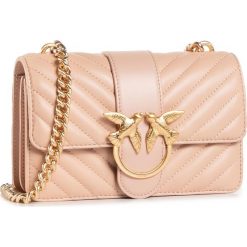 Torebka PINKO - Love Mini Icon V Quilt Cl. AI 20-21 PLTT 1P21TL Y6KT Light Pink Q19. Różowe torebki klasyczne damskie Pinko, bez wzorów, ze skóry, eleganckie, bez dodatków. Za 1299,00 zł.