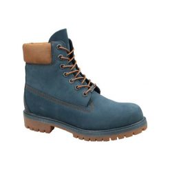 Timberland 6 Inch Premium Boot A1Lu4 41 Granatowe. Szare buty zimowe sportowe męskie Timberland, na zimę, ze skóry, bez zapięcia. W wyprzedaży za 599,99 zł.