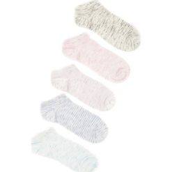 10-pack Mix Kolorów Skarpetki Yumyum. Szare skarpetki damskie Born2be, bez wzorów. Za 29,99 zł.