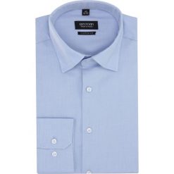 Koszula versone 2878 długi rękaw custom fit niebieski. Niebieskie koszule męskie Recman, m, bez wzorów, bez kołnierzyka, z długim rękawem. Za 149,00 zł.