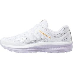 Saucony GUIDE ISO Obuwie do biegania Stabilność white. Białe buty do biegania damskie Saucony, z gumy. Za 589,00 zł.