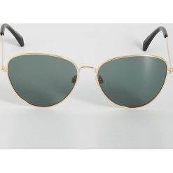 Okulary przeciwsłoneczne awiatorki - Khaki. Brązowe okulary przeciwsłoneczne damskie Sinsay. Za 19,99 zł.