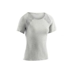 Koszulka Gym 520. Szare topy sportowe damskie DOMYOS, xl. W wyprzedaży za 24,99 zł.