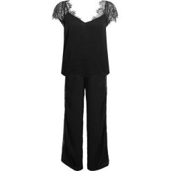 Piżamy damskie: Women Secret DOUBLE TOP LONG Piżama black