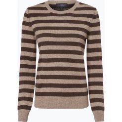 Franco Callegari - Sweter damski z czystego kaszmiru, beżowy. Swetry damskie Franco Callegari. Za 349,95 zł.