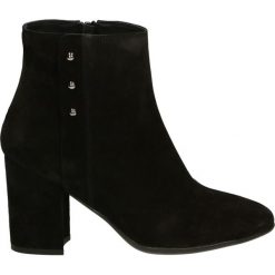 Botki - 8583176 C NER. Czarne botki damskie zamszowe marki Venezia. Za 329,00 zł.