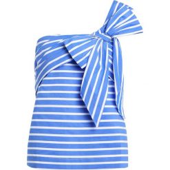 Bluzki asymetryczne: J.CREW SHELDON Bluzka white blue