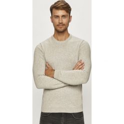 Only & Sons - Sweter. Szare swetry męskie Only & Sons, xl, bez wzorów, z bawełny, z okrągłym kołnierzem, bez kaptura. Za 129,90 zł.