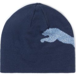 Czapka PUMA - Ess Logo Beanie 022330 04 Peacoat/Big Cat. Niebieskie czapki męskie Puma, bez wzorów, z materiału. Za 65,99 zł.