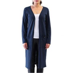 Doca Panie Długi Sweter 37075 (Rozmiar S). Niebieskie swetry klasyczne damskie marki Doca, s. W wyprzedaży za 52,00 zł.