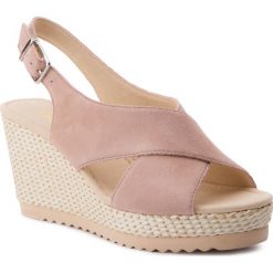 Espadryle GABOR - 25.791.14 Antikrosa. Różowe espadryle damskie Gabor, bez wzorów, ze skóry, bez obcasa, na obcasie. W wyprzedaży za 349,00 zł.