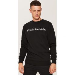 Bluza z napisem - Czarny. Czarne bluzy męskie rozpinane marki House, l, z napisami. Za 59,99 zł.