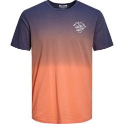 Jack&Jones Męska koszulka trykotowa Jordeeper Tee Crew Neck Persimmon Reg (rozmiar M). Pomarańczowe koszulki męskie Jack&Jones, m, bez wzorów, z materiału, bez kołnierzyka, bez rękawów. W wyprzedaży za 51,00 zł.