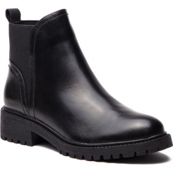 Sztyblety KAZAR - Kassidy 34032-01-00 Black. Czarne buty zimowe damskie Kazar, ze skóry, na wysokim obcasie. Za 569,00 zł.