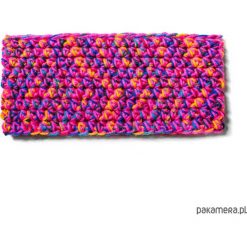 Apaszki damskie: Opaska ręcznie dziana BETSI PINK handmade
