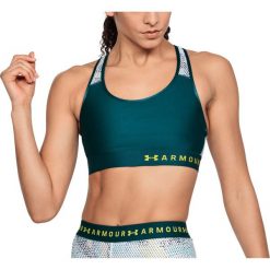 Biustonosze sportowe: Under Armour Biustonosz sportowy Armour Mid Kehole Mesh zielony r. XS (1307198-716)