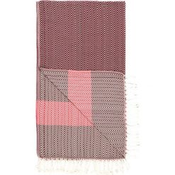Chusty damskie: Chusta hammam w kolorze czerwono-różowym – 180 x 95 cm