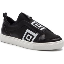 Sneakersy VERSACE COLLECTION - V900742 VM00463 V659 Nero/Fdo/Bianco. Czarne sneakersy męskie Versace Collection, bez zapięcia. W wyprzedaży za 1019,00 zł.