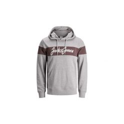 Bluzy Jack Jones 12131662 GOLD SWEAT HOOD. Szare bluzy męskie Jack & Jones, m, bez wzorów, bez kołnierzyka, bez rękawów, bez kaptura. Za 92,18 zł.