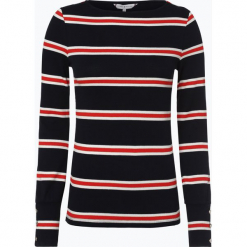 Tommy Hilfiger - Damska koszulka z długim rękawem, niebieski. Niebieskie t-shirty damskie TOMMY HILFIGER, l, w prążki. Za 279,95 zł.