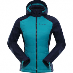 Kurtka przejściowa "Perka" w kolorze niebiesko-granatowym. Niebieskie kurtki damskie marki Alpine Pro, xs, z materiału. W wyprzedaży za 369,95 zł.
