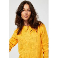 Sweter z warkoczem. Swetry damskie Moodo, xl, bez wzorów, bez rękawów, bez kaptura. Za 39,99 zł.
