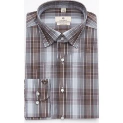 Koszula winberg 2166 długi rękaw custom fit brąz. Koszule męskie Recman, m. Za 169,00 zł.