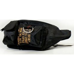 Saszetka nerka męska Bag Street. Czarne torby męskie sportowe marki Bag Street, bez wzorów, z materiału, sportowe. Za 39,00 zł.