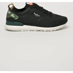 Pepe Jeans - Buty Boston Knit. Czerwone buty sportowe męskie Pepe Jeans, z jeansu, na sznurówki. W wyprzedaży za 249,90 zł.