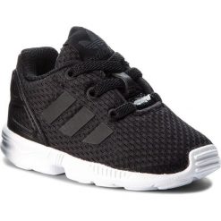 Buty adidas - Zx Flux El I BB9120 Cblack/Cblack/Ftwwht. Czarne półbuty dziewczęce Adidas, na sznurówki. W wyprzedaży za 159,00 zł.