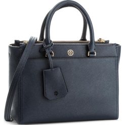 Torebki klasyczne damskie: Torebka TORY BURCH – Robinson Small Double-Zip Tote 46331 Royal Navy/Black 411