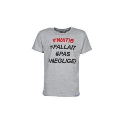 T-shirty z krótkim rękawem Wati B NEGLIGER. Szare t-shirty męskie Wati B, s, bez wzorów, bez kołnierzyka, krótkie. Za 97,30 zł.