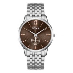 Zegarki męskie: Zegarek męski Doxa Slim Line D155SBR