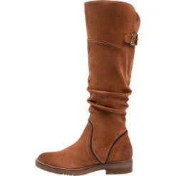 Kozaki damskie: Be Natural WIDE FIT Kowbojki i Buty motocyklowe rust