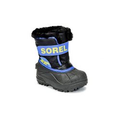 Śniegowce Dziecko Sorel CHILDRENS SNOW COMMANDER. Czarne buty chłopięce zimowe marki Sorel. Za 184,00 zł.