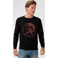 Diesel S-Orestes Bluza Czarny. Czarne bluzy męskie Diesel, s, bez wzorów, z bawełny, bez kołnierzyka, bez rękawów, bez kaptura. Za 430,95 zł.