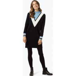 Tommy Hilfiger - Sukienka damska, niebieski. Niebieskie sukienki damskie TOMMY HILFIGER, s, bez wzorów, z dzianiny, z dekoltem w serek, bez rękawów. Za 599,95 zł.