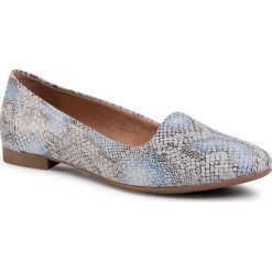Baleriny LASOCKI - RST-IKA-03 Blue. Szare baleriny damskie Lasocki, bez wzorów, ze skóry, klasyczne, bez obcasa, na płaskiej podeszwie. Za 119,99 zł.