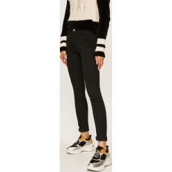 Answear - Jeansy. Czarne jeansy damskie ANSWEAR, s. W wyprzedaży za 69,90 zł.
